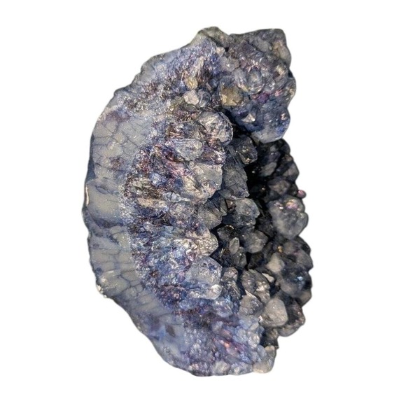 Blue Fluorite Quartz Crystal Cluster Brazil Over 2lbs Healing Rock Specimen - Picture 10 of 12